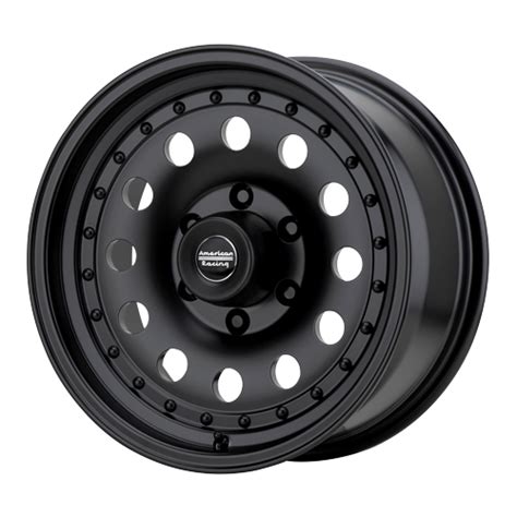 American Racing AR62 OUTLAW II SATIN BLACK AR627863AB