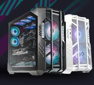 COOLER MASTER HAF 700 BEYAZ TEMPERED GLASS ARGB MESH TİTANYUM GRİ FULL