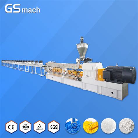 Corn Starch Biodegradable Granules Twin Screw Extruder China Corn