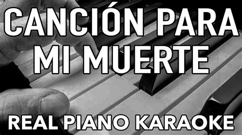 Canci N Para Mi Muerte Karaoke Sui Generis Instrumentral Con Piano