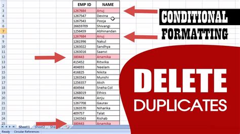 How To Find And Delete Duplicates In Excel Find With Conditional