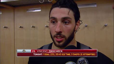 Vincent Trocheck -- Florida Panthers vs. New York Rangers postgame 3/21 ...