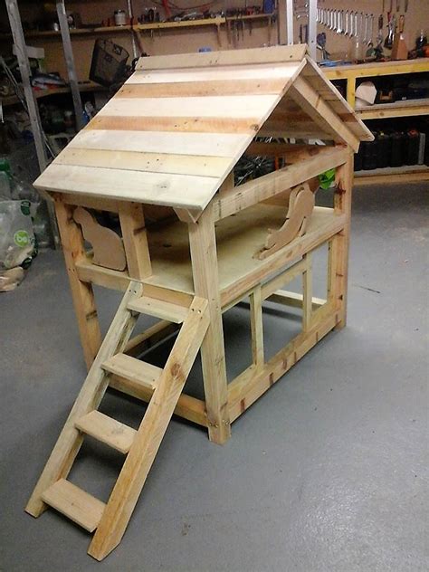 Diy Wood Pallet Cat House Wood Pallet Furniture