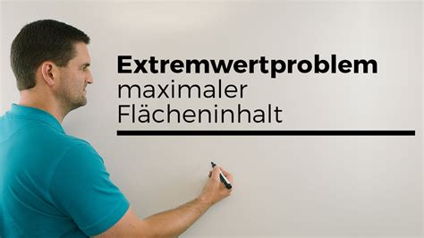 Extremwertproblem Punkt Auf Graph Dreieck Maximaler Fl Cheninhalt