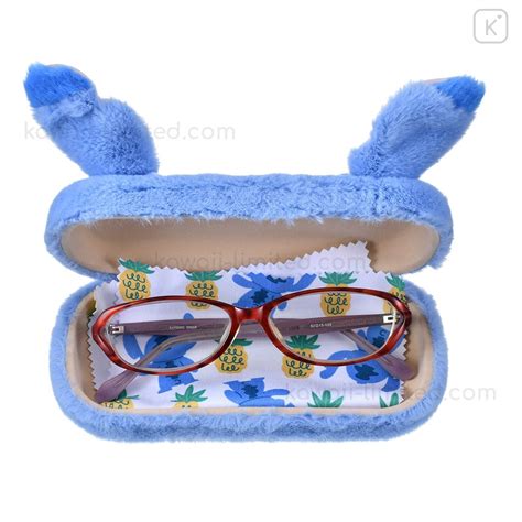 Japan Disney Store Glasses Case - Stitch / Fluffy Fuwamoco Zakka | Kawaii Limited