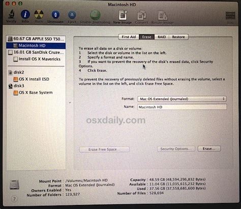 Format mac hard drive for clean install - swittp