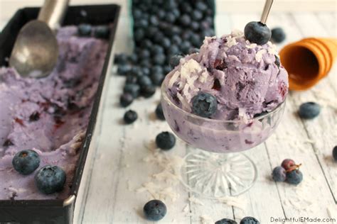 The BEST Blueberry Ice Cream Recipe Delightful E Made