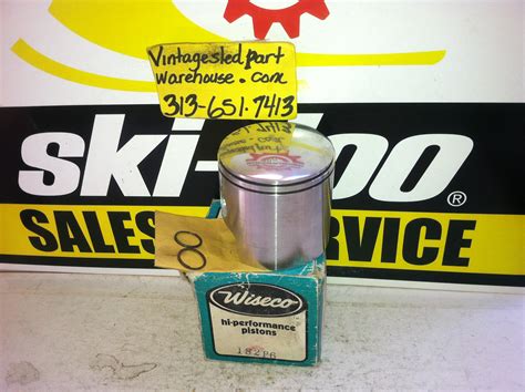 WISECO MOTORCYCLE PISTON 182P6 VINTAGE MOTORCYCLE WISECO PISTON 182P6 ...