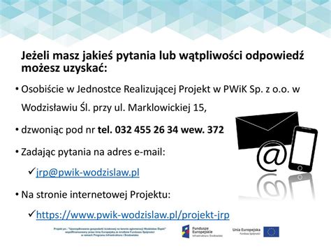 W Ramach Programu Infrastruktura I Rodowisko Ppt Pobierz