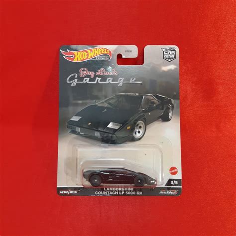 Jual Hot Wheels Premium Lamborghini Countach LP QV Jay Leno S Garage Car Culture Chase