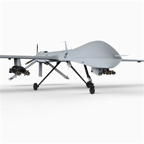 Mq 1 Predator Drone 3d Model By Bluelou