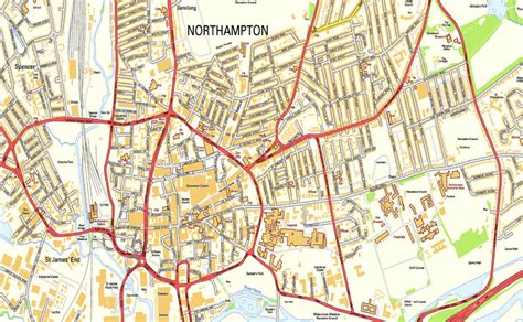 Northampton Ring Road Map