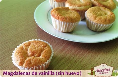 Magdalenas De Vainilla Sin Huevo Para Meriendas Con Ni Os