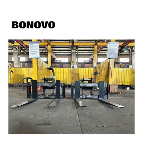 Bonovo Mini Wheel Loader Excavator Pallet Fork Attachment Excavator