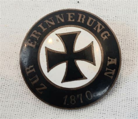 Franco Prussian War German Veterans Pin Ebay