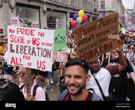 Pride Parade in London celebrates its 50th anniversary, London, UK ...