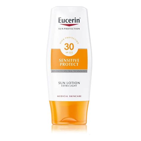 Sun Lotion Extra Light Sensitive Protect Spf 30 Sunscreen For The