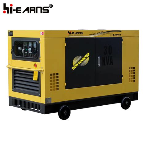 Water Cooled Diesel Generator Silent Type With Chinese Quanchai Engine