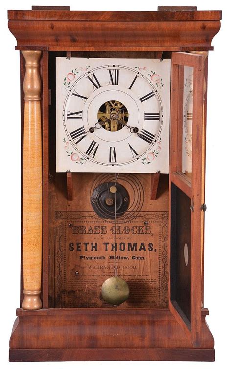 Seth Thomas Clock Co Plymouth Hollow Conn Column Shel