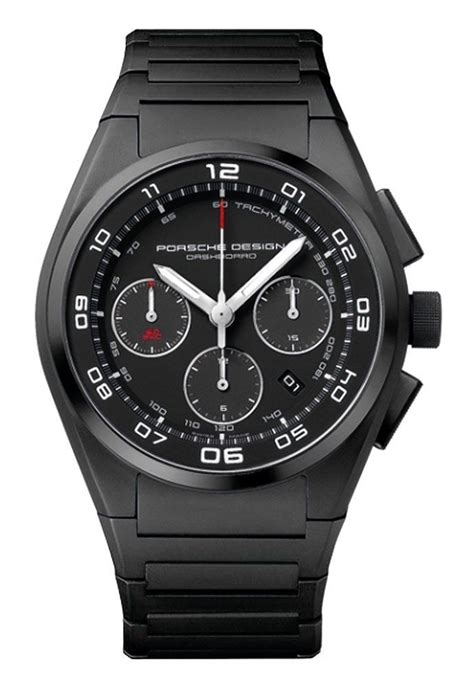 Porsche Design Dashboard Chronograph Automatic Black Pvd Titanium Mens