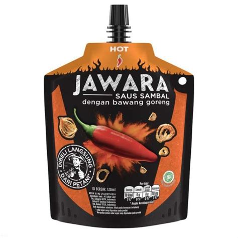 Jual Jawara Saus Sambal Bawang Goreng Hot Extra Hot Pouch Ml Di Seller Siufen Shop Sei