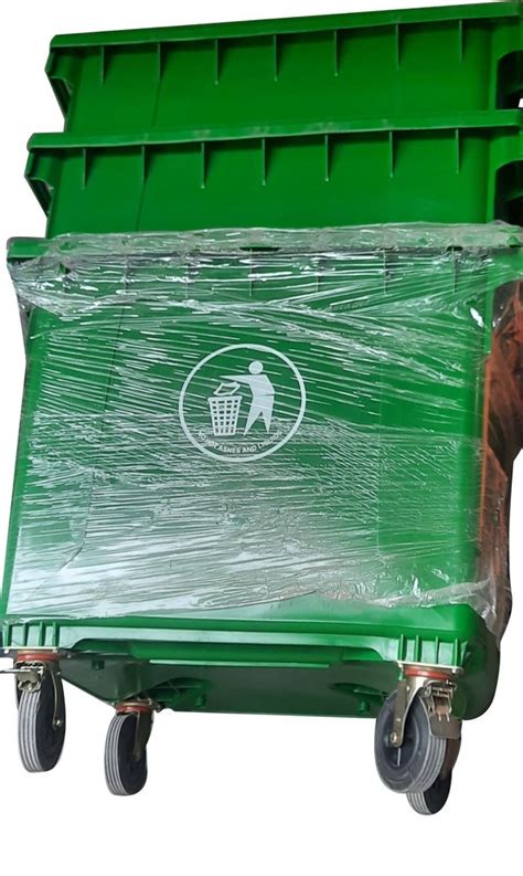 Plastic Green Mild Steel Wheeled Dustbin At Rs 800 In Hyderabad ID