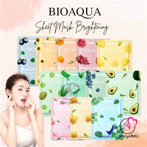 Jual Bioaqua Sheet Mask Bpom Shopee Indonesia