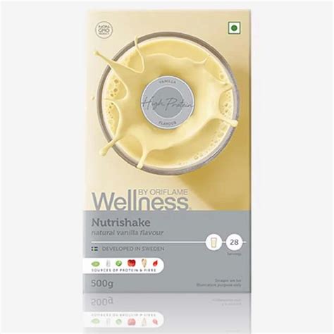 Powder 500 G Oriflame Wellness Vanilla Nutrishake Non Prescription