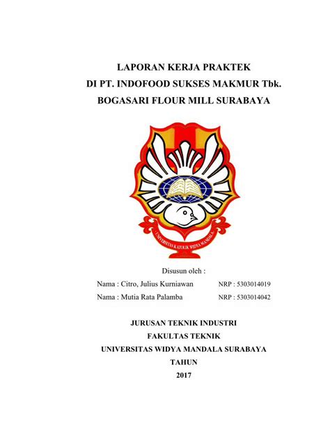 Pdf Laporan Kerja Praktek Di Pt Indofood Sukses Repository Wima Ac Id 14361 1 Abstrak Pdfpt