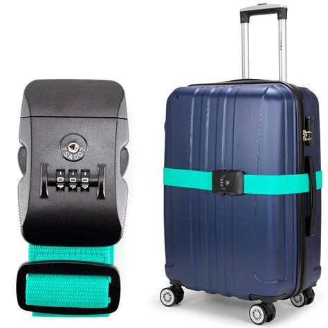 Adjustable Luggage Strap with a TSA Combination Lock | Wrap to go