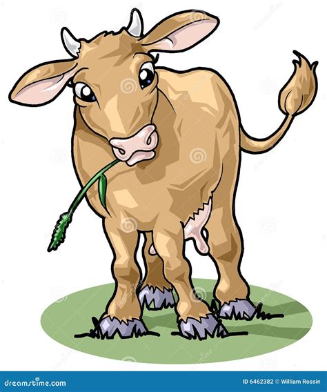 Cute Smiling Cow. Cartoon Style Stock Photography - Image: 6462382