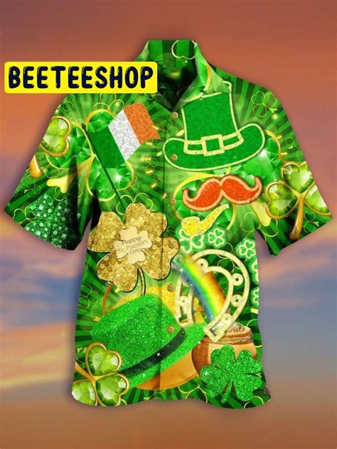 St Patrick S Day Hawaiian Shirt Beeteeshop