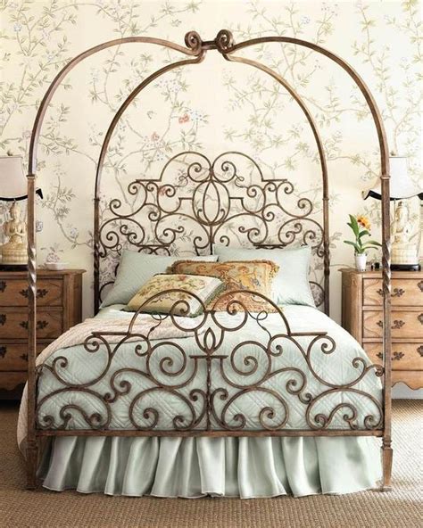 Stylish And Original Iron Bed Frames For A Chic Interior In The Bedroom