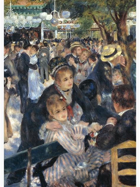 Bal Du Moulin De La Galette Oil Painting By Auguste Renoir Spiral