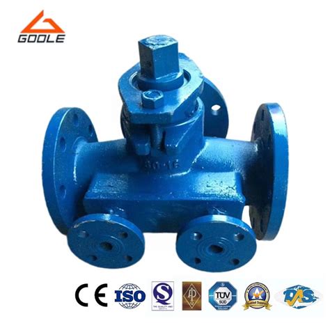 Ptfe Sealing Sleeve Type Three Way Plug Valve China Plug Valve And