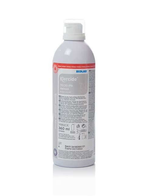 Ecolab Klercide 70 30 IPA Stream Aerosol Blended With Water For