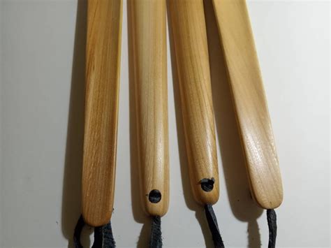 Shoe Horn Made Of Elm Wooden Shoe Horn To Order Etsy