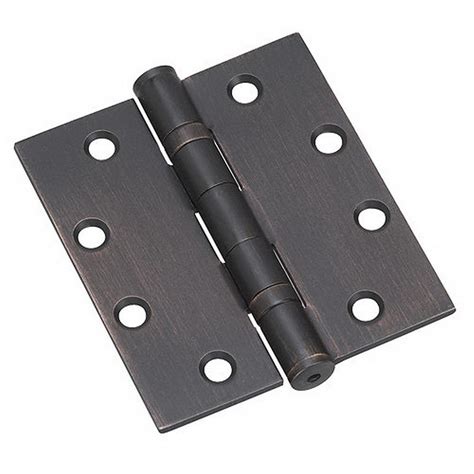 Richelieu Hardware Full Mortise Inset Oil Rubbed Bronze Hinge 3 Pack