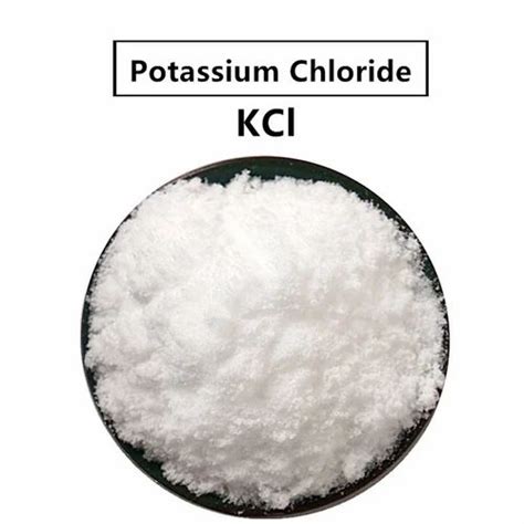 White Powder Potassium Chloride Kcl Packaging Type HDPE Bag