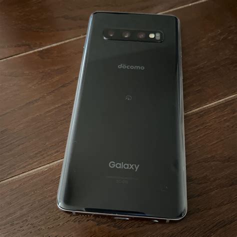 とスマホカ Galaxy S10 Prism Black 128 GB au バーは