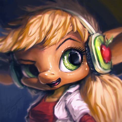 Safe Artist Assasinmonkey Applejack Anthro G Female