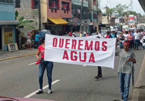 Protestan Por Prolongados Apagones Y Escasez De Agua En Villa Mella