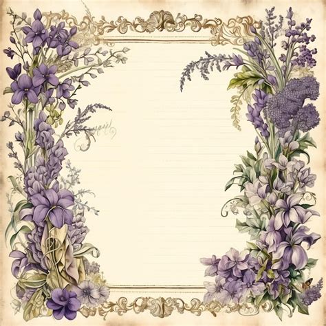 Premium Ai Image A Framed Picture Of Flowers And A Frame With A Place