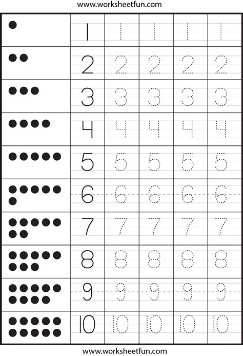 Number Tracing 2 Worksheets Free Printable Worksheets Worksheetfun