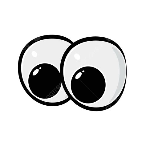 Vector Illustration Of Isolated Cartoon Eyes For Comic Caricatures