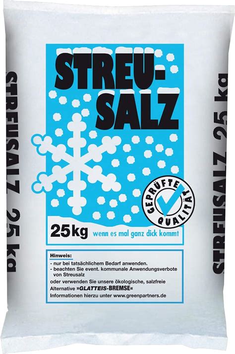 Streusalz 25 kg Deutsche Salinen Qualität Auftausalz TOP Qualität