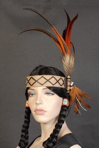 Indian Headband Pheasant Feather American Native Headdress Indian