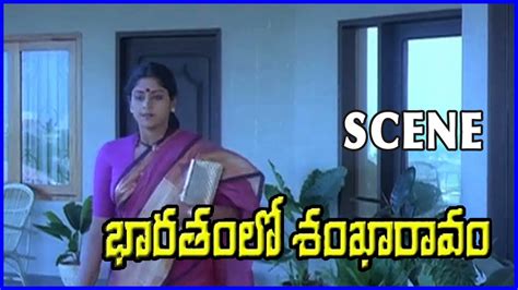 Bharathamlo Shankaravam Telugu Movie Scene Krishnam Raju Jayasudha