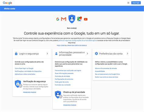 Conhecimentos tecnológicos Minha conta A nova ferramenta do Google