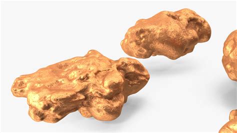 Metallic Copper Big Minerals 3d Model 39 3ds Blend C4d Fbx Max